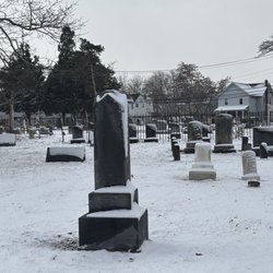 Lakeview Cemeteries - View from Lakeview Cemetery and Waverly Cemetery (other side of the fence)
