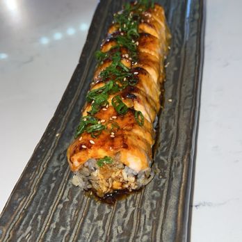 Sushi Doraku - Lion king roll 10/10 This was definitely my favorite, highly recommend. It's mild spicy crab with salmon on top. Great baked roll. - Sushi Bars Near Me - Peoria, Arizona Sushi Doraku - Lion king roll 10/10 This was definitely my favorite, highly recommend. It's mild spicy crab with salmon on top. Great baked roll. - Sushi Bars Near Me - Peoria, Arizona