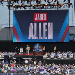 Tom Benson Hall of Fame Stadium - From Jared Allen enshrinement Aug 02, 2025