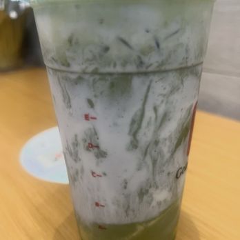 Gong Cha - The Matcha Marble . I wonder if the restroom has Matcha colored Marble ? - Bubble Tea Near Me - San Francisco, California