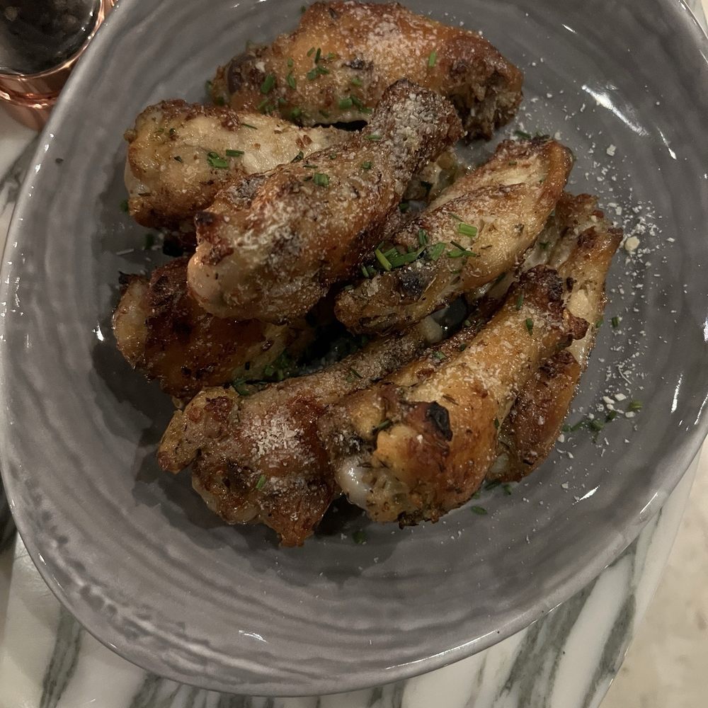 Rose Lane - Parmesan chicken wings very good but they can use a bit of a kick. - Lounges Near Me - New York, New York Rose Lane - Parmesan chicken wings very good but they can use a bit of a kick. - Lounges Near Me - New York, New York