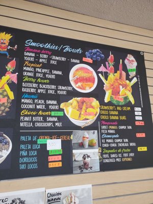 Menu photo 1 La Fruta Loca Central Falls, RI