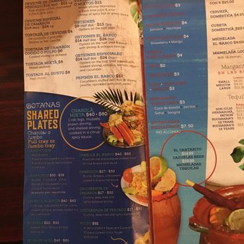 Mariscos El Barco - Menu - Seafood Near Me - Charlottesville, Virginia