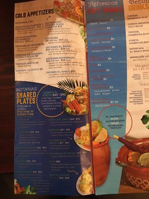 Menu photo 1 Mariscos El Barco Charlottesville, VA