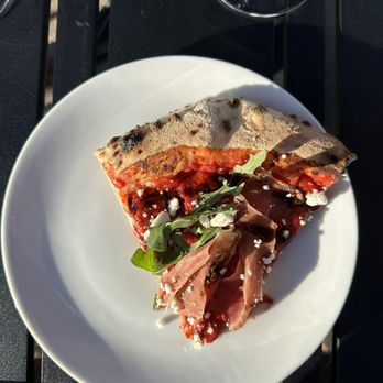 Monserate Winery - Prosciutto pizza - Wineries Near Me - Fallbrook, California