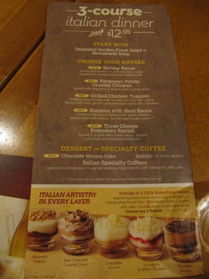Menu photo 2 Olive Garden Italian Restaurant Foxborough, MA Menu photo 2 Olive Garden Italian Restaurant Foxborough, MA