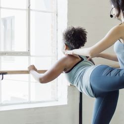 The Bar Method - Wellesley - Hands-on adjustments to keep your form precise.