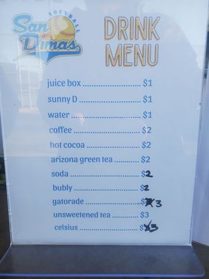 Menu photo 2 Lone Hill Park Snack Bar San Dimas, CA Menu photo 2 Lone Hill Park Snack Bar San Dimas, CA
