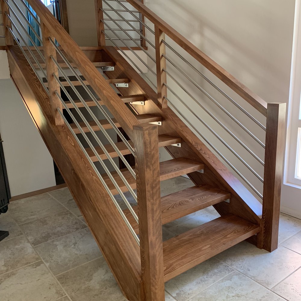 K Pinson Stairs - Gorgeous, handcrafted staircase by K Pinson... - Decks & Railing Near Me K Pinson Stairs - Gorgeous, handcrafted staircase by K Pinson... - Decks & Railing Near Me