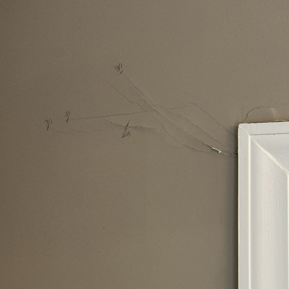 Carolina Basement Systems - More Crack in the drywall repaired 3 times in 4 years and continue to come back! - Waterproofing Near Me - Winston-salem, North Carolina Carolina Basement Systems - More Crack in the drywall repaired 3 times in 4 years and continue to come back! - Waterproofing Near Me - Winston-salem, North Carolina