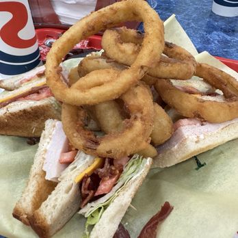 Legends Classic Diner - Turkey Breast Club Sandwich Combo - American Near Me - Glendora, California