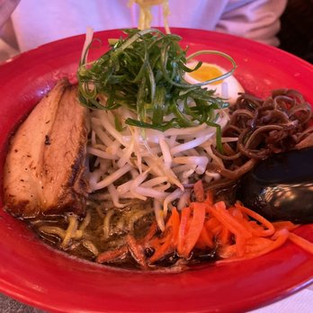 GONZO!  - Tonkotsu Ramen with black garlic - Ramen Near Me - Carlsbad, California