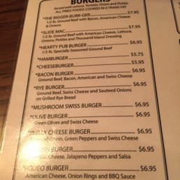 the menu