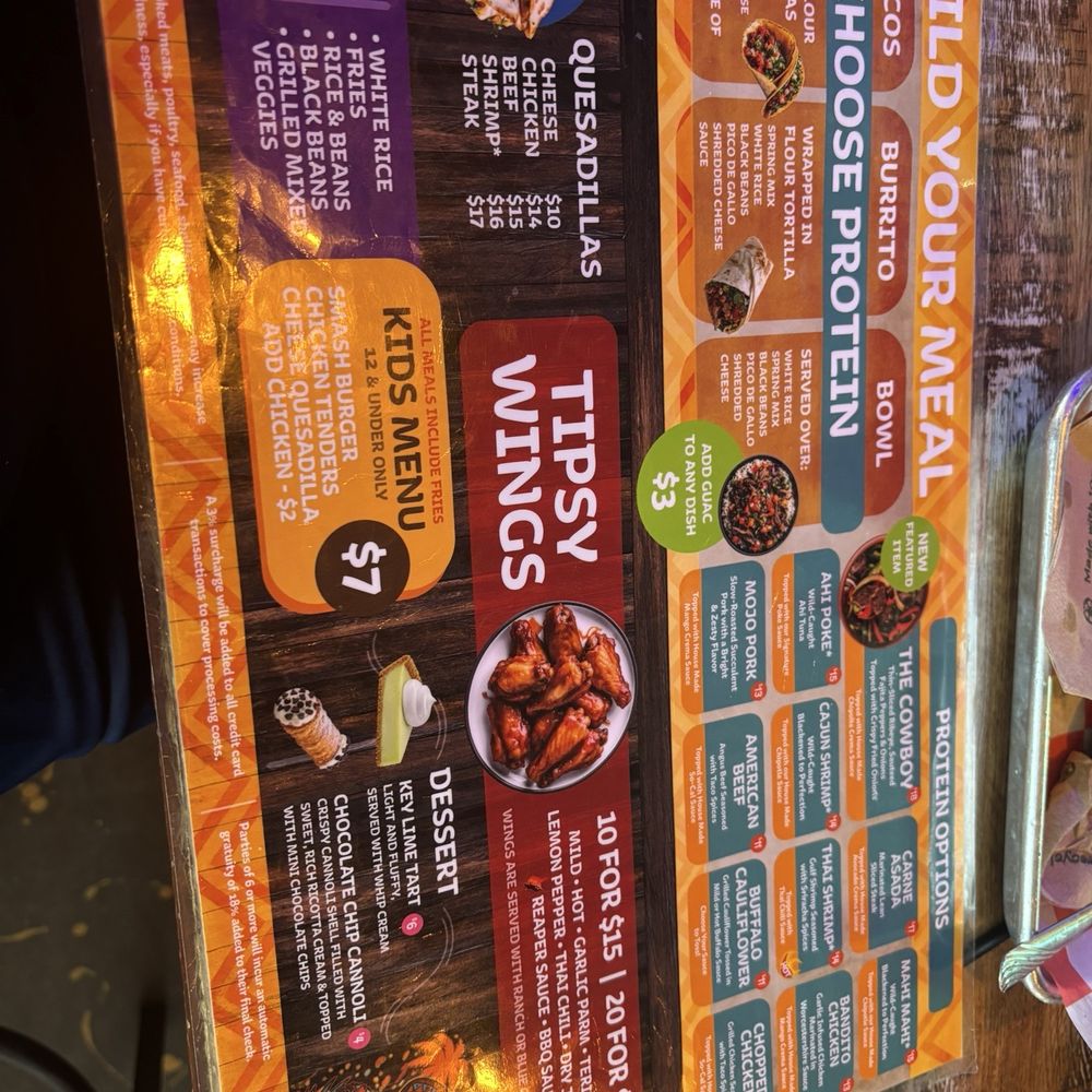 Tipsy Taco - Menu - Tacos Near Me - Ormond Beach, Florida