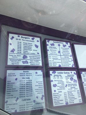 Menu photo 2 Purple Cow Kingsport, TN