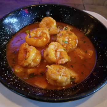 Raizes - Shrimp Mozambique (sauteed in spicy beer sauce) - Portuguese Near Me - Brooklyn, New York