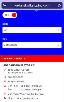 Jordan's Kwik Stop 2