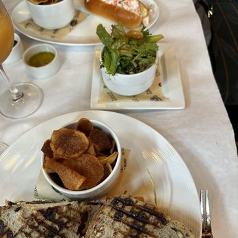 The Huntley Taverne - Lobster Roll w/ chips + Turkey/Brie Sandwich - New American Near Me - Summit, New Jersey
