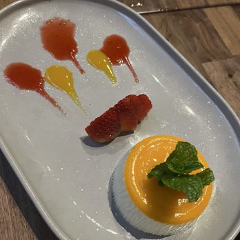 Limón - Mango Panna Cotta - Peruvian Near Me - Walnut Creek, California