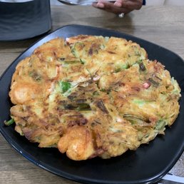 Seafood pancake