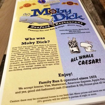 Moby Dick - Seafood Near Me - White Rock, British Columbia