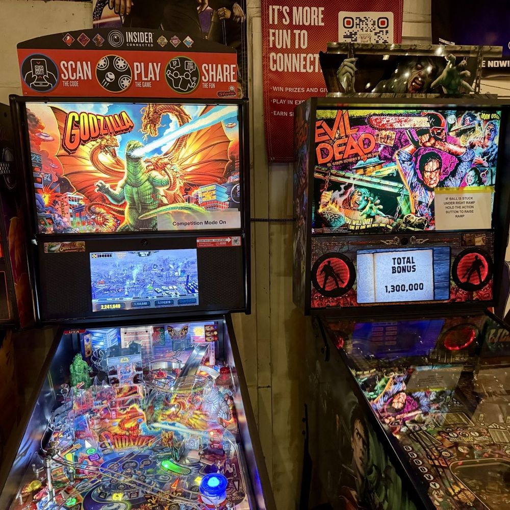 The Sanctum - "Godzilla" and "Evil Dead" - Arcades Near Me - Meriden, Connecticut The Sanctum - "Godzilla" and "Evil Dead" - Arcades Near Me - Meriden, Connecticut