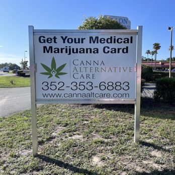 Canna Alternative Care - Our sign out front - Cannabis Clinics Near Me - Spring Hill, Florida Canna Alternative Care - Our sign out front - Cannabis Clinics Near Me - Spring Hill, Florida