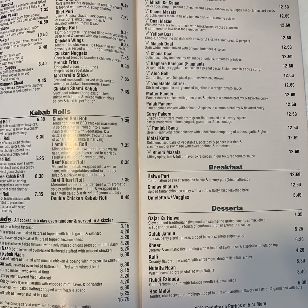 Zaika BBQ & Grill - Menu3 - Pakistani Near Me - Edison, New Jersey Zaika BBQ & Grill - Menu3 - Pakistani Near Me - Edison, New Jersey