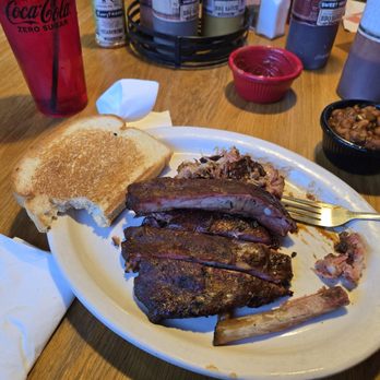 Georgia Boys BBQ - Frederick - 2 meat platter, pulled pork and ribs. - Barbeque Near Me - Frederick, Colorado Georgia Boys BBQ - Frederick - 2 meat platter, pulled pork and ribs. - Barbeque Near Me - Frederick, Colorado