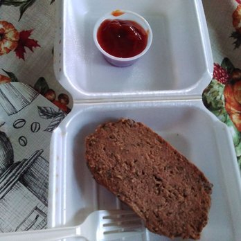 Russ' Restaurant - A slice of meatloaf and ketchup sauce on the sweeter side - Diners Near Me - Grandville, Michigan