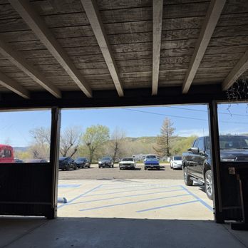 Salt Lick Tavern - Large parking lot as seen from the porch bench. - Bars Near Me - Lake Hughes, California Salt Lick Tavern - Large parking lot as seen from the porch bench. - Bars Near Me - Lake Hughes, California