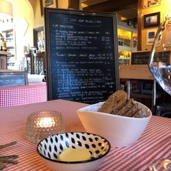 Taverne Louise - The menu, handwritten on a blackboard, defines the vibe of this gorgeous place.