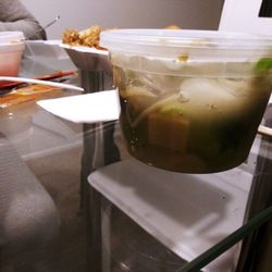 China House - Look at this!!!! Chop suey?!!!!!!! More like CHOP GOOOEY. Its in some kind of gel consistency. Just appalling. Threw it away.