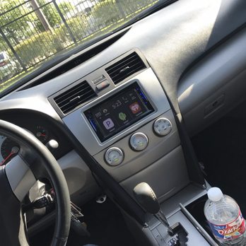 Car Audio Zone - 2011 Camry SE with upgraded stereo receiver installed matched perfectly. Improved sound quality to my existing factory speakers - Car Stereo Installation Near Me - Houston, Texas