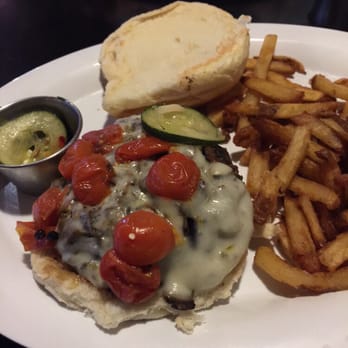 Urban Stack - The mushroom burger with Kobe beef and house fries - Burgers Near Me - Chattanooga, Tennessee Urban Stack - The mushroom burger with Kobe beef and house fries - Burgers Near Me - Chattanooga, Tennessee