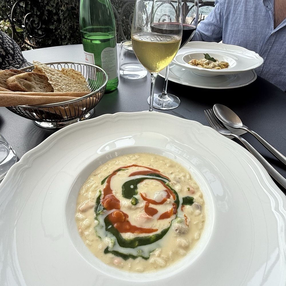 Verbano - Risotto from the four course lake menu - Italian Near Me - Stresa, VB