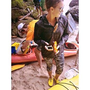 Paddling Michigan - beach lunch. - Rafting/Kayaking Near Me - Munising, Michigan