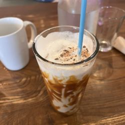 First Watch - Honey Caramel Crunch Iced Coffee-- sugar rush!