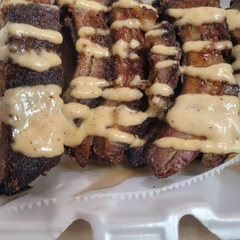 Southern Roots Smokehouse - Fried ribs. GET THEM - Barbeque Near Me - Charleston, South Carolina