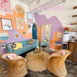 Skin Spa - Our living room, where guests can relax before their appointment