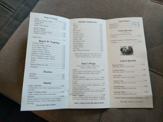 Menu photo 5 Isaac's Bagel Cafe II Bloomfield, CT Menu photo 5 Isaac's Bagel Cafe II Bloomfield, CT