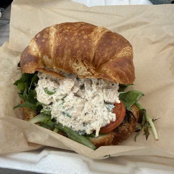Hungry Palate Bar & Grill - Chicken salad croissant. - American Near Me - Winston-Salem, North Carolina