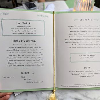 Little Sparrow - Menu, photo 3 of 4. La Table, Hors D'oeuvres, Frites, Les Plats, Sides. - French Near Me - Atlanta, Georgia Little Sparrow - Menu, photo 3 of 4. La Table, Hors D'oeuvres, Frites, Les Plats, Sides. - French Near Me - Atlanta, Georgia