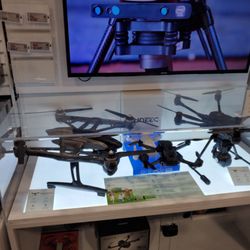 Best Buy-Levittown - Drones. I want one, but so expensive. I feel like I would destroy it on the first flight.