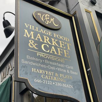 Village Food Market & Cafe - Outdoor Signage. - Grocery Near Me - Ogunquit, Maine Village Food Market & Cafe - Outdoor Signage. - Grocery Near Me - Ogunquit, Maine