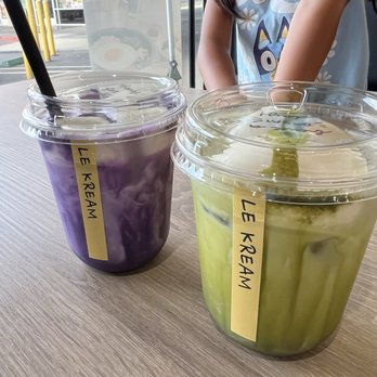 Le Kream - Ube einspanner, matcha einspanner - Desserts Near Me - Rowland Heights, California Le Kream - Ube einspanner, matcha einspanner - Desserts Near Me - Rowland Heights, California