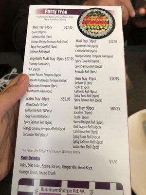 Menu photo 2 Moon Sushi Mississauga, ON Menu photo 2 Moon Sushi Mississauga, ON