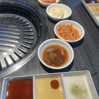 Gen Korean BBQ House - Sesame oil green sea salt, Korean side dishes - Barbeque Near Me - Arlington, Texas