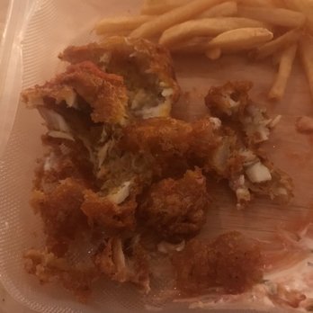 Metro Diner - All the breading from my fish!  I even ate some of it!  Ridiculous right? - Diners Near Me - Birmingham, Alabama