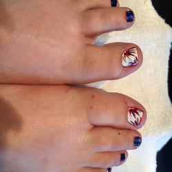 Candy Nails - I love my fourth of July nails by Candice! :)
